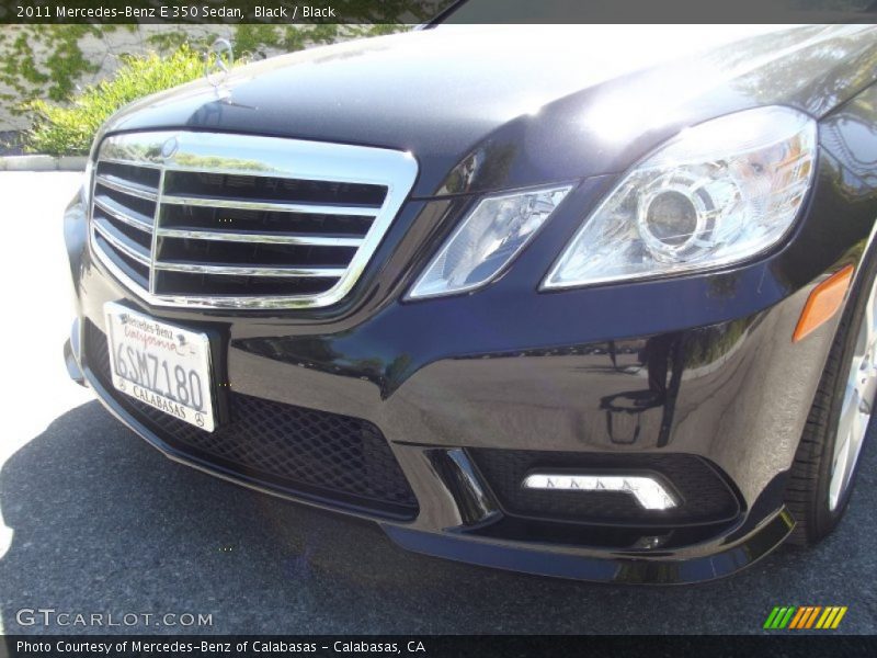 Black / Black 2011 Mercedes-Benz E 350 Sedan