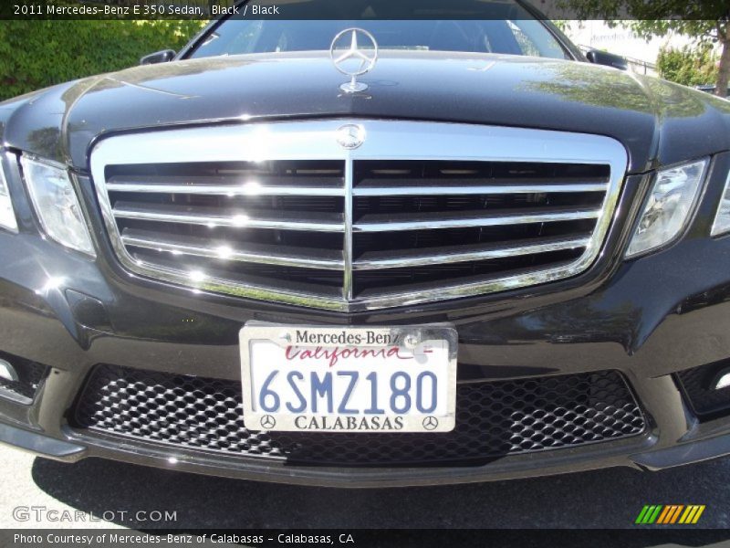Black / Black 2011 Mercedes-Benz E 350 Sedan
