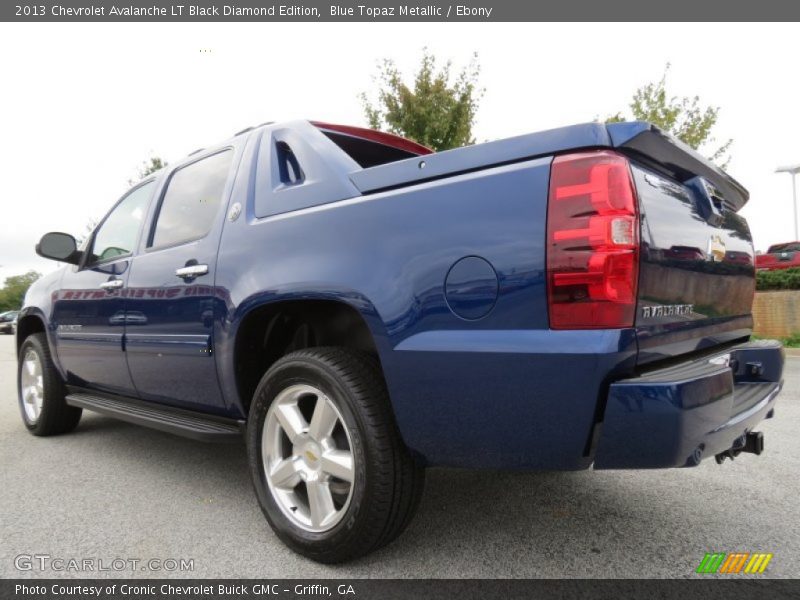 Blue Topaz Metallic / Ebony 2013 Chevrolet Avalanche LT Black Diamond Edition