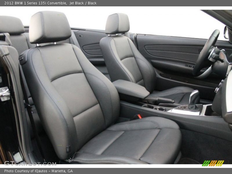 Jet Black / Black 2012 BMW 1 Series 135i Convertible