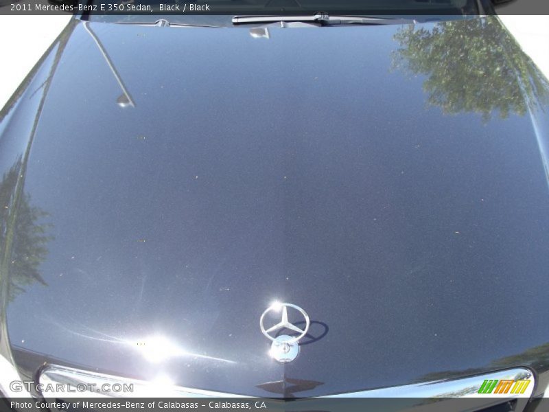 Black / Black 2011 Mercedes-Benz E 350 Sedan