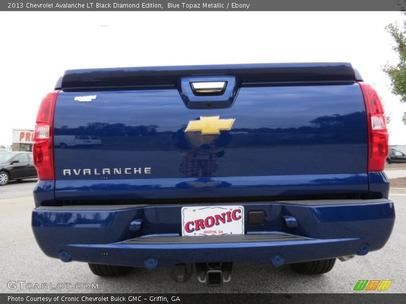 Blue Topaz Metallic / Ebony 2013 Chevrolet Avalanche LT Black Diamond Edition