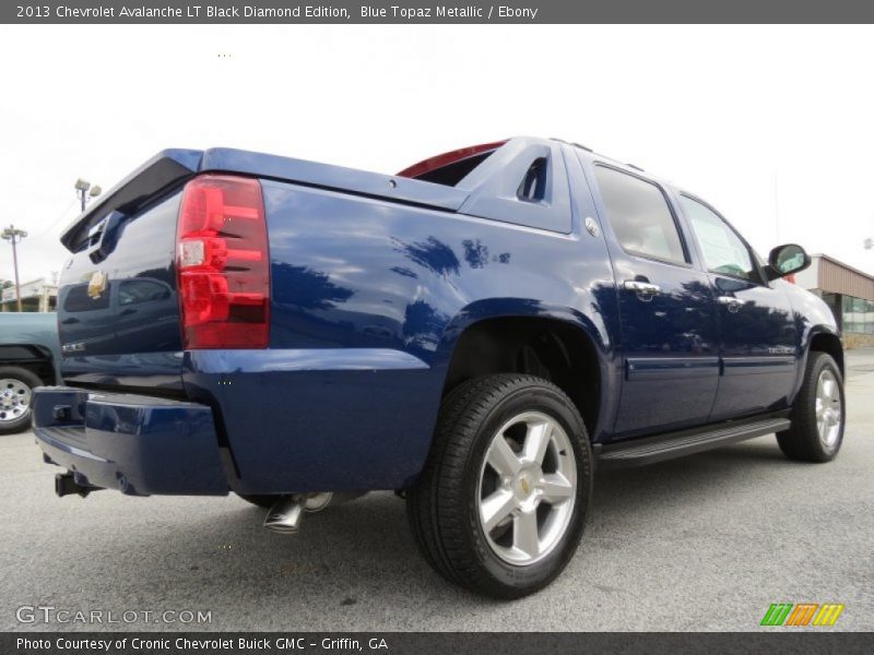 Blue Topaz Metallic / Ebony 2013 Chevrolet Avalanche LT Black Diamond Edition