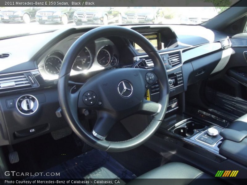 Black / Black 2011 Mercedes-Benz E 350 Sedan