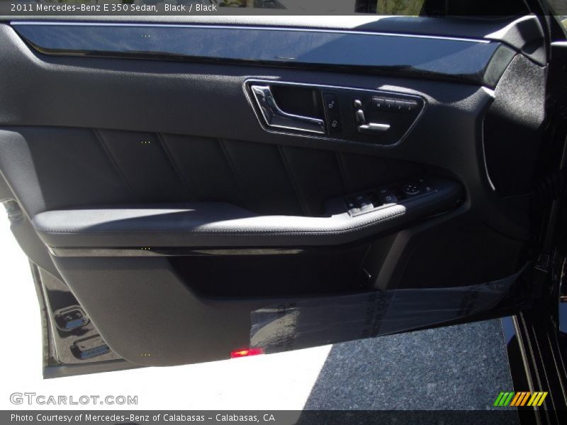 Black / Black 2011 Mercedes-Benz E 350 Sedan