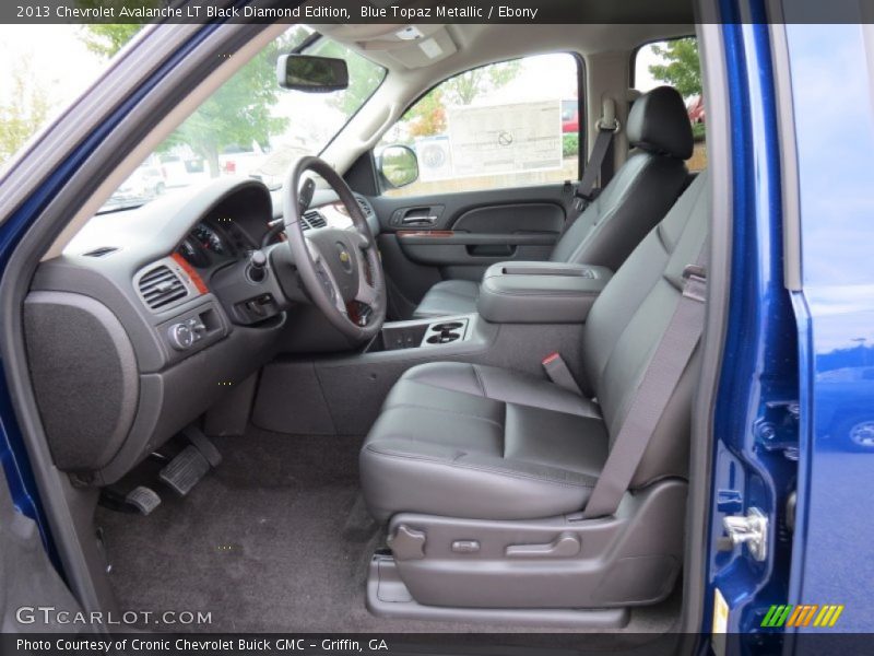  2013 Avalanche LT Black Diamond Edition Ebony Interior