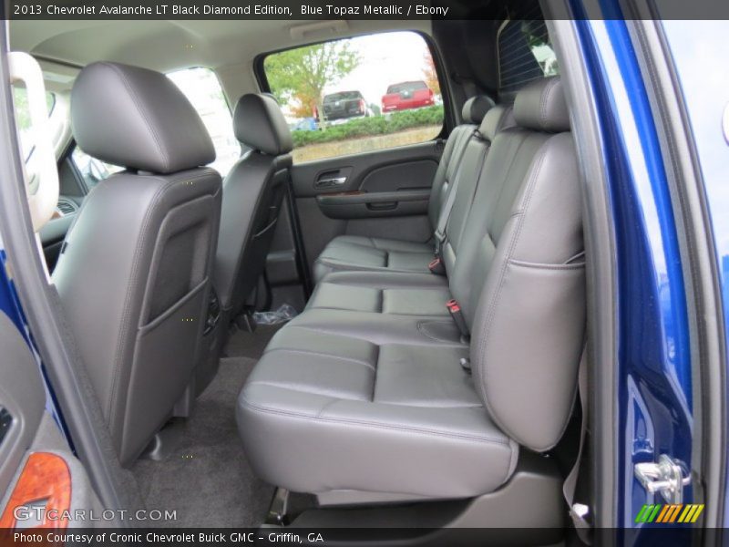  2013 Avalanche LT Black Diamond Edition Ebony Interior