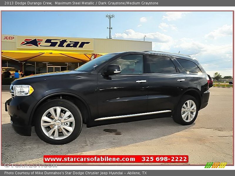 Maximum Steel Metallic / Dark Graystone/Medium Graystone 2013 Dodge Durango Crew
