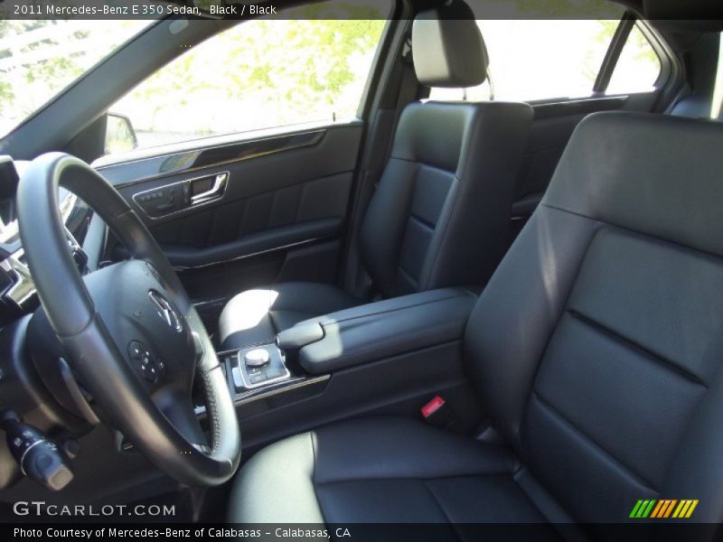 Black / Black 2011 Mercedes-Benz E 350 Sedan