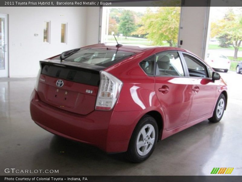 Barcelona Red Metallic / Bisque 2011 Toyota Prius Hybrid II