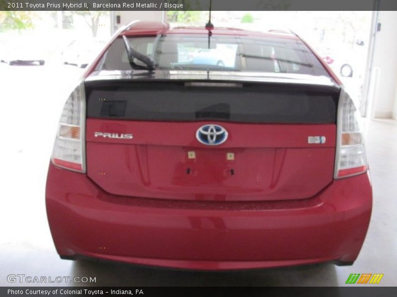 Barcelona Red Metallic / Bisque 2011 Toyota Prius Hybrid II