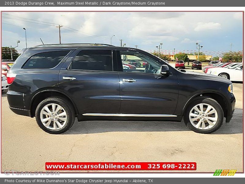 Maximum Steel Metallic / Dark Graystone/Medium Graystone 2013 Dodge Durango Crew