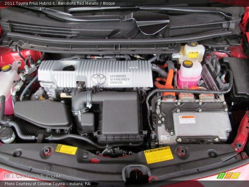 Barcelona Red Metallic / Bisque 2011 Toyota Prius Hybrid II