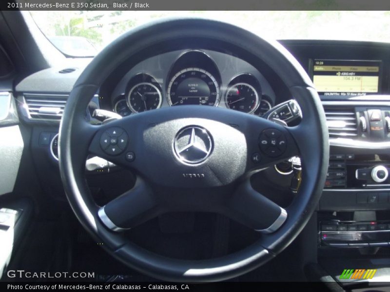 Black / Black 2011 Mercedes-Benz E 350 Sedan