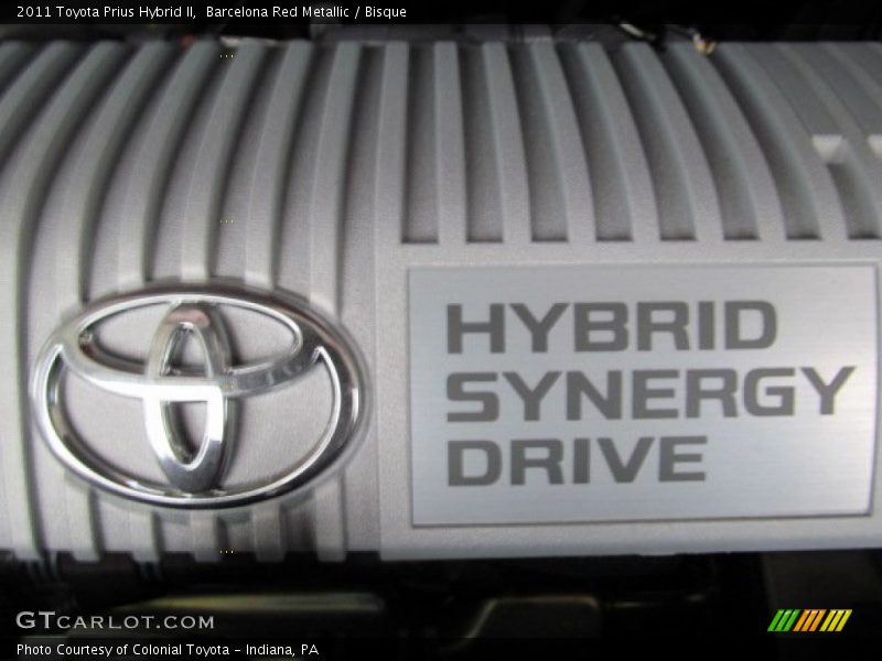 Barcelona Red Metallic / Bisque 2011 Toyota Prius Hybrid II