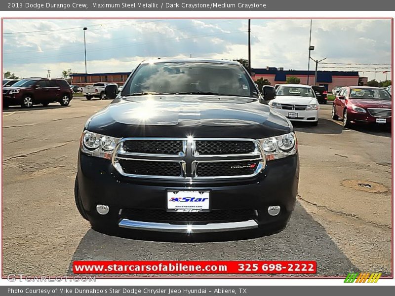 Maximum Steel Metallic / Dark Graystone/Medium Graystone 2013 Dodge Durango Crew