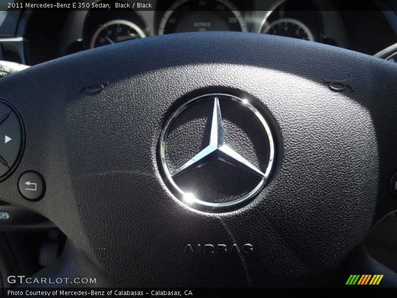 Black / Black 2011 Mercedes-Benz E 350 Sedan