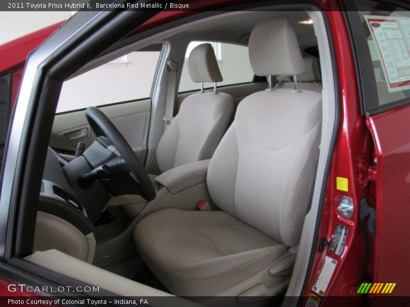 Barcelona Red Metallic / Bisque 2011 Toyota Prius Hybrid II