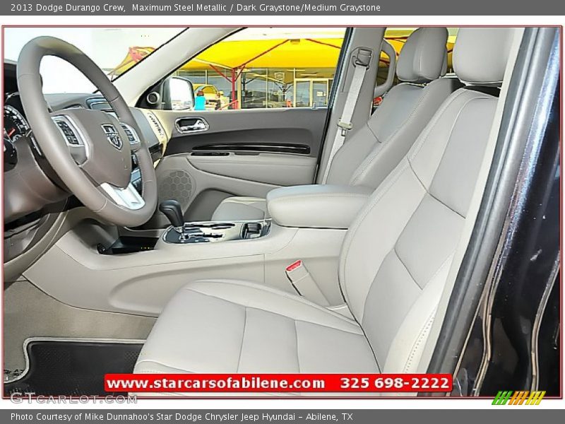 Maximum Steel Metallic / Dark Graystone/Medium Graystone 2013 Dodge Durango Crew