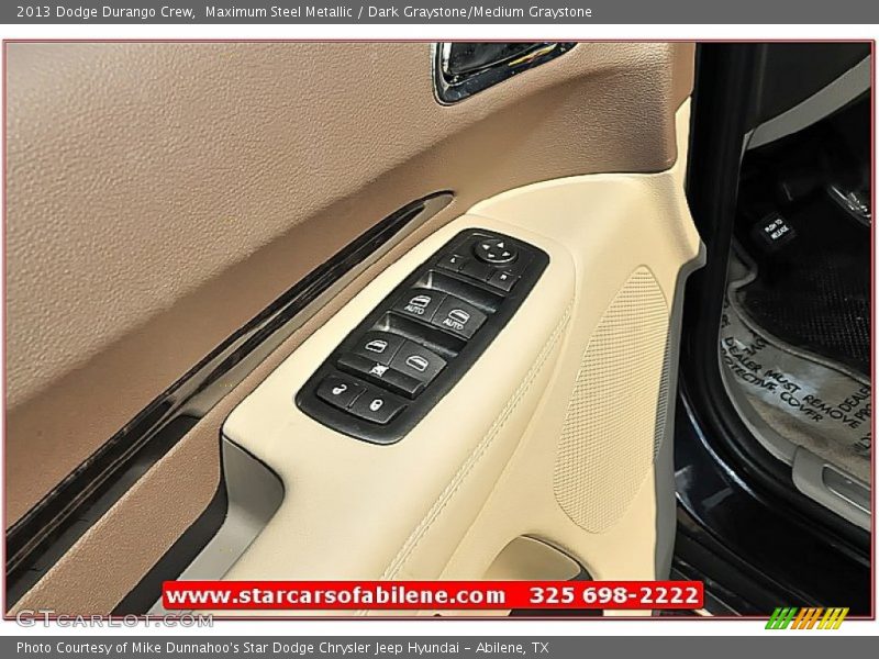 Maximum Steel Metallic / Dark Graystone/Medium Graystone 2013 Dodge Durango Crew