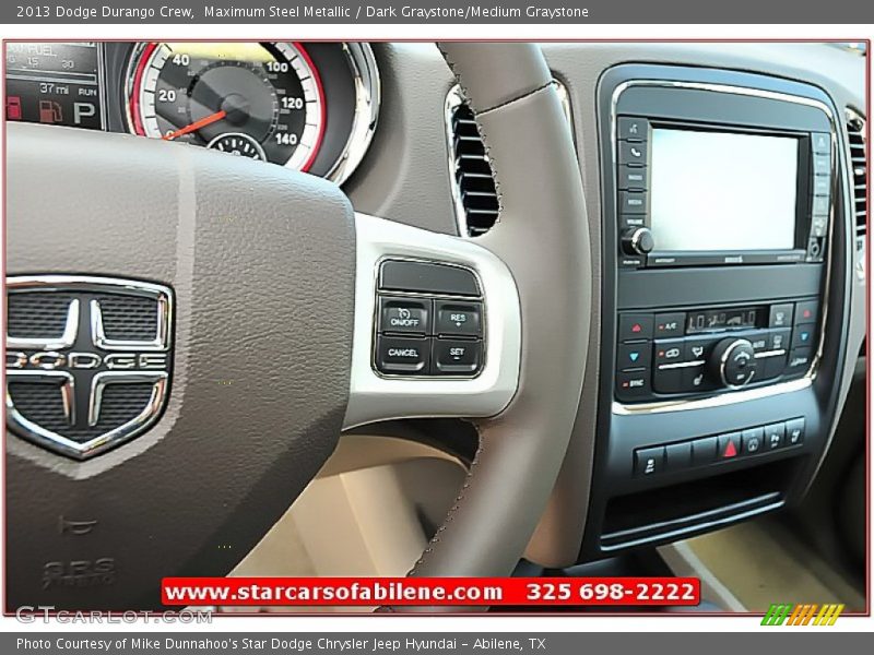 Maximum Steel Metallic / Dark Graystone/Medium Graystone 2013 Dodge Durango Crew