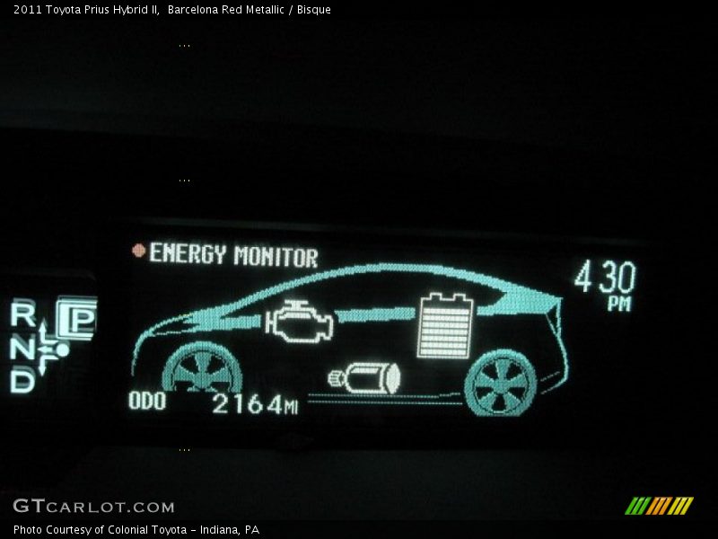 Barcelona Red Metallic / Bisque 2011 Toyota Prius Hybrid II