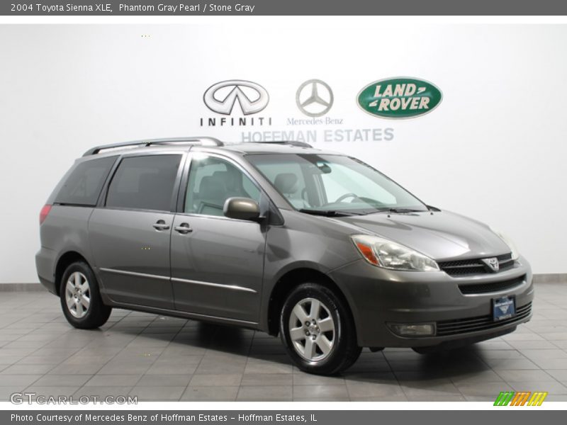 Phantom Gray Pearl / Stone Gray 2004 Toyota Sienna XLE