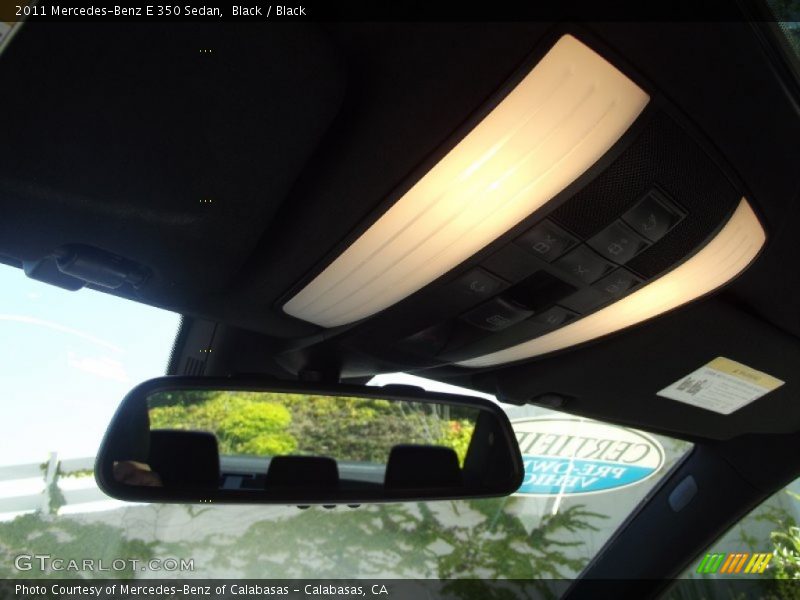 Black / Black 2011 Mercedes-Benz E 350 Sedan