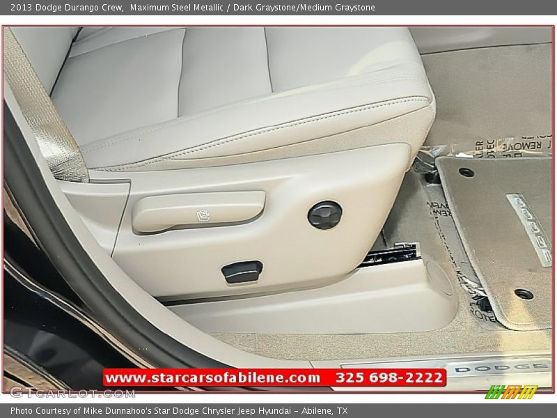 Maximum Steel Metallic / Dark Graystone/Medium Graystone 2013 Dodge Durango Crew