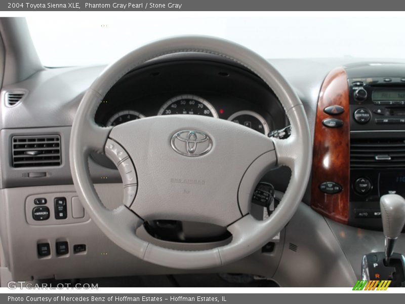 Phantom Gray Pearl / Stone Gray 2004 Toyota Sienna XLE