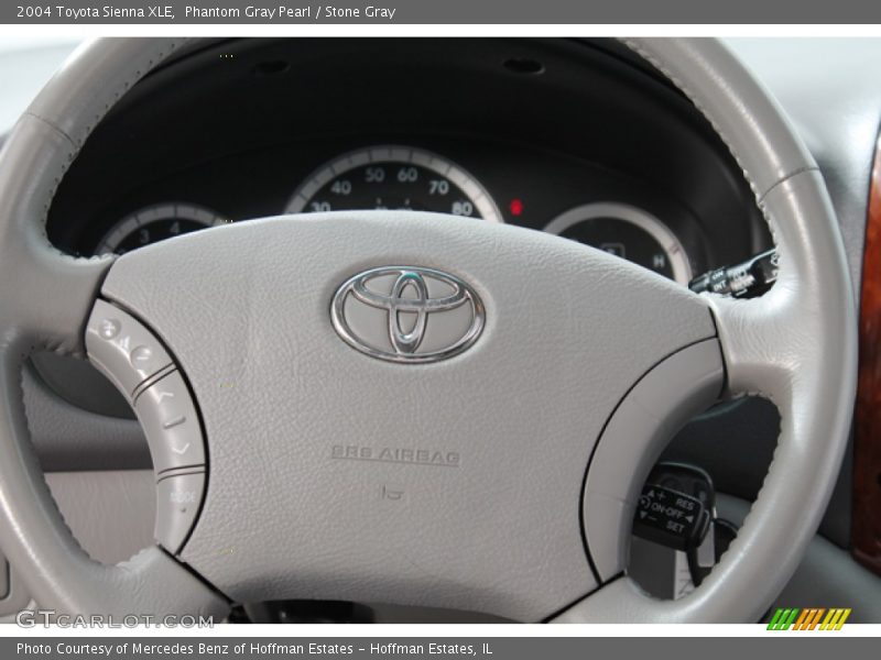 Phantom Gray Pearl / Stone Gray 2004 Toyota Sienna XLE