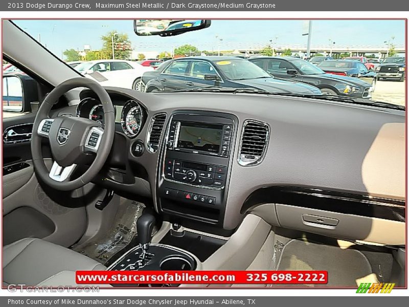 Maximum Steel Metallic / Dark Graystone/Medium Graystone 2013 Dodge Durango Crew