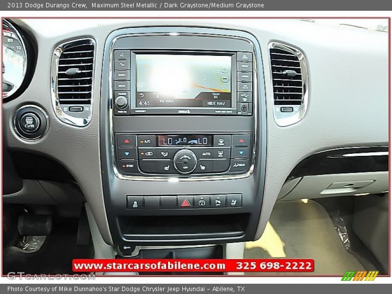 Maximum Steel Metallic / Dark Graystone/Medium Graystone 2013 Dodge Durango Crew