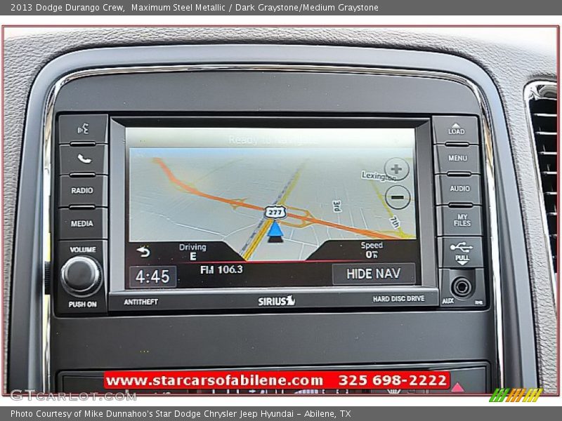 Maximum Steel Metallic / Dark Graystone/Medium Graystone 2013 Dodge Durango Crew