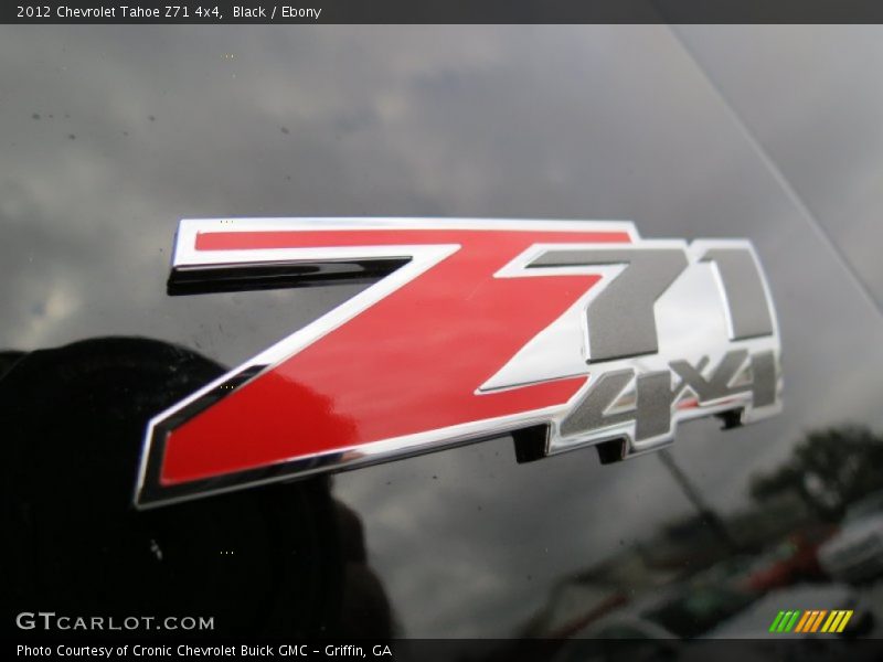 Black / Ebony 2012 Chevrolet Tahoe Z71 4x4