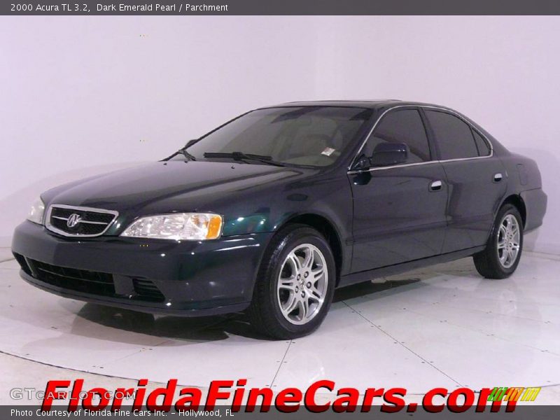 Dark Emerald Pearl / Parchment 2000 Acura TL 3.2
