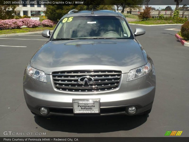 Diamond Graphite Gray / Willow 2005 Infiniti FX 35 AWD