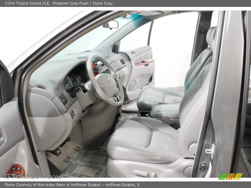 Phantom Gray Pearl / Stone Gray 2004 Toyota Sienna XLE