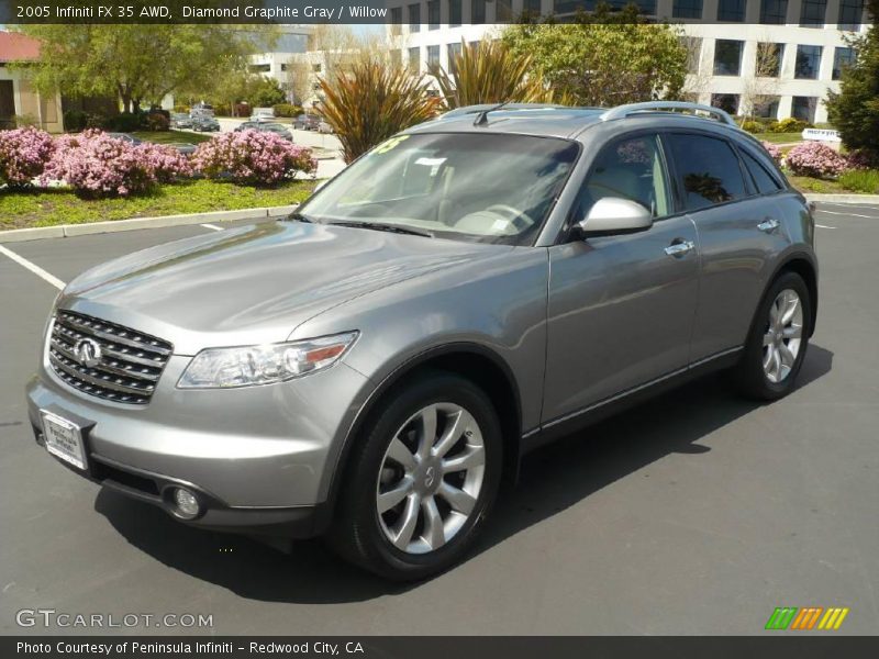 Diamond Graphite Gray / Willow 2005 Infiniti FX 35 AWD