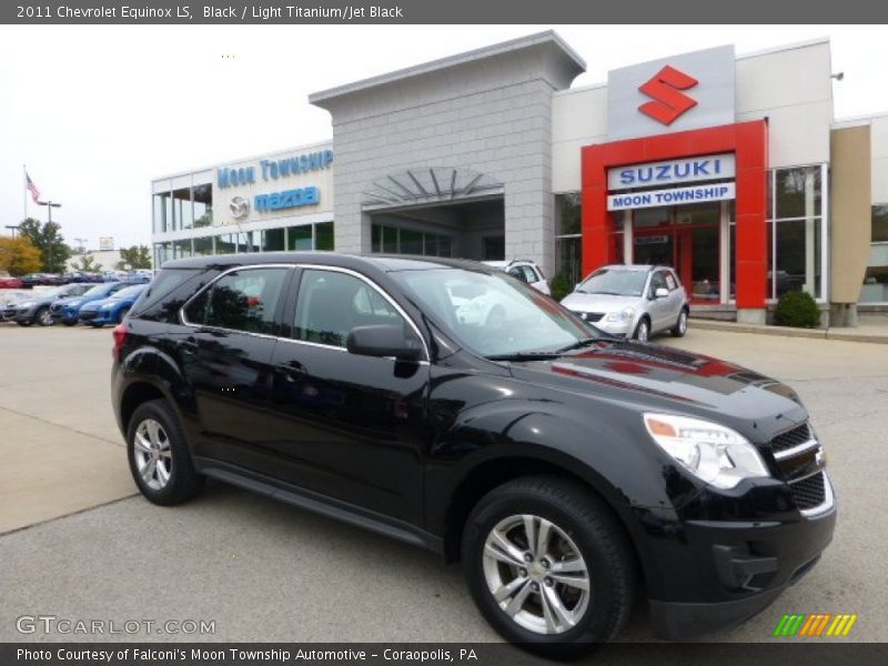 Black / Light Titanium/Jet Black 2011 Chevrolet Equinox LS