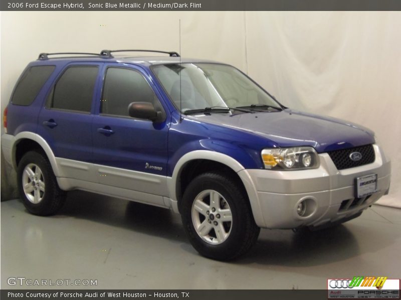 Sonic Blue Metallic / Medium/Dark Flint 2006 Ford Escape Hybrid