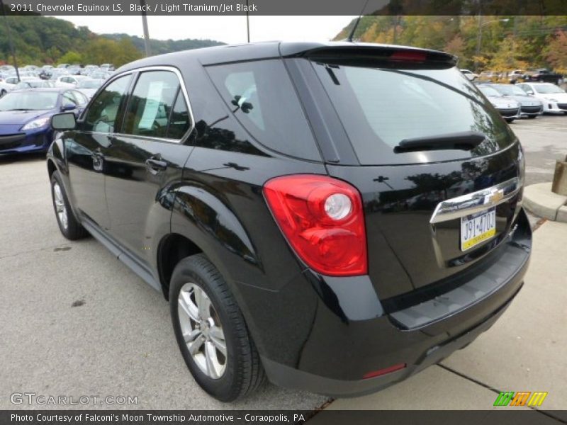 Black / Light Titanium/Jet Black 2011 Chevrolet Equinox LS