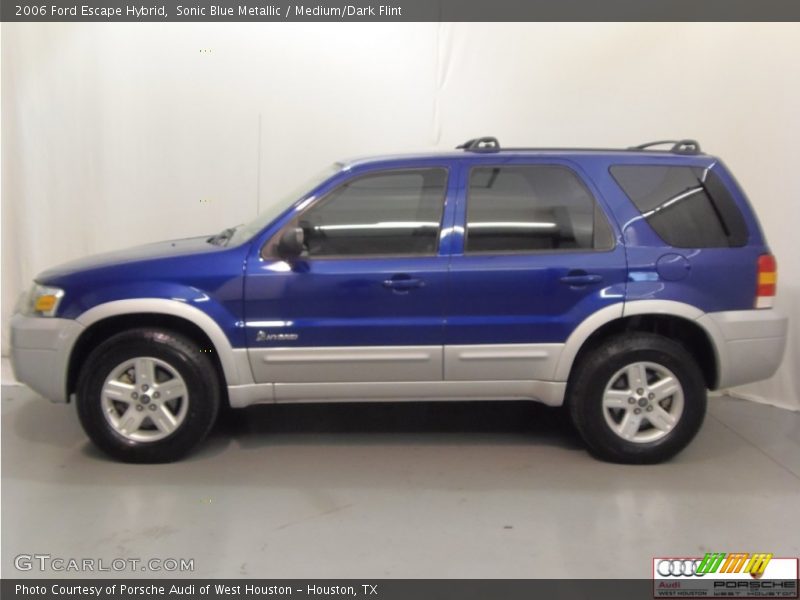 Sonic Blue Metallic / Medium/Dark Flint 2006 Ford Escape Hybrid