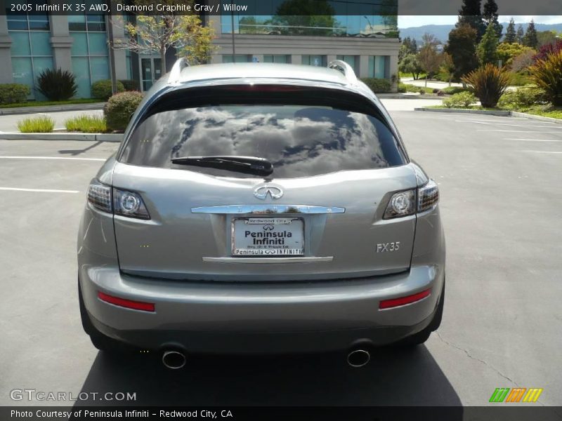 Diamond Graphite Gray / Willow 2005 Infiniti FX 35 AWD