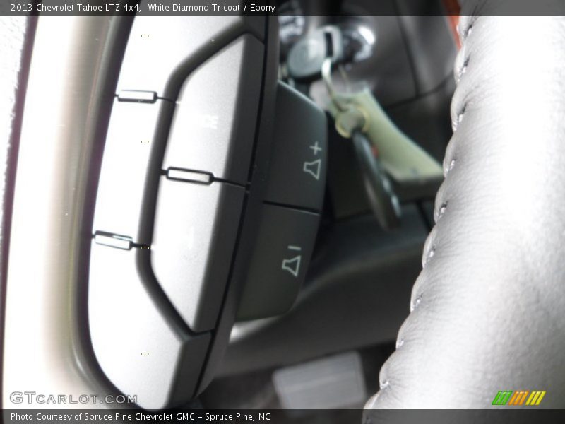 White Diamond Tricoat / Ebony 2013 Chevrolet Tahoe LTZ 4x4