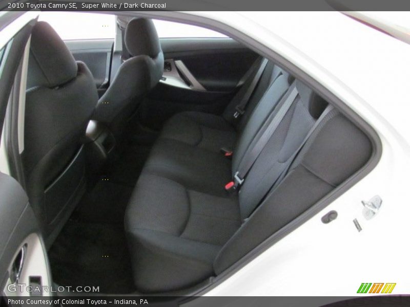 Super White / Dark Charcoal 2010 Toyota Camry SE