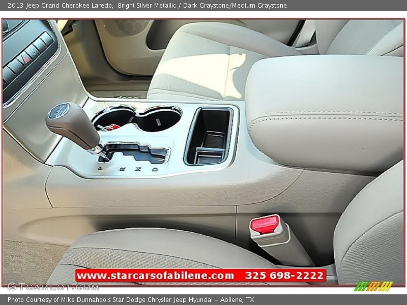 Bright Silver Metallic / Dark Graystone/Medium Graystone 2013 Jeep Grand Cherokee Laredo