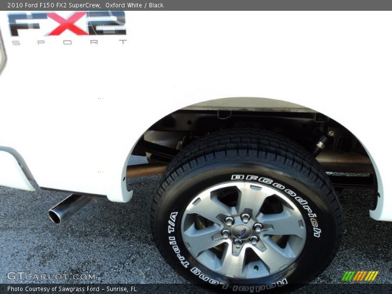 Oxford White / Black 2010 Ford F150 FX2 SuperCrew