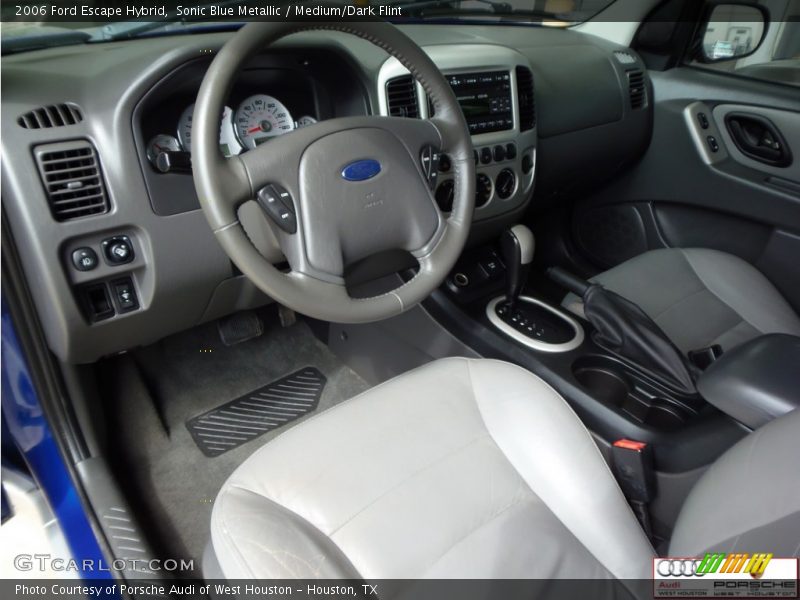 Sonic Blue Metallic / Medium/Dark Flint 2006 Ford Escape Hybrid