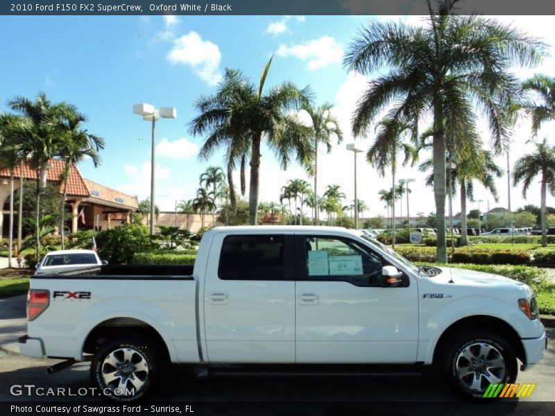 Oxford White / Black 2010 Ford F150 FX2 SuperCrew